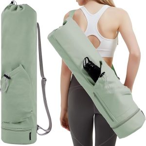 Yoga Mat Bag with Water Bottle Pocket